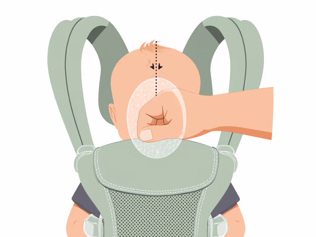 airway_safety_test_diagram_showing_fist_placement_between_baby_and_carrier_fabric