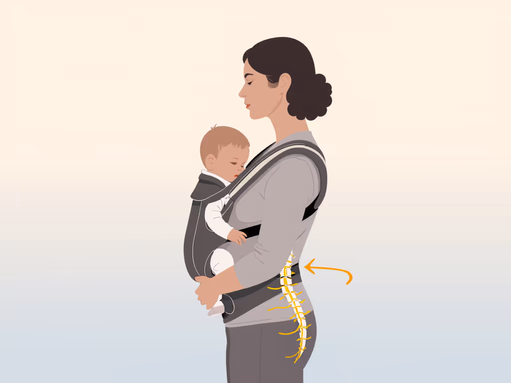 eds_caregiver_demonstrating_proper_baby_carrier_posture_with_spine_alignment