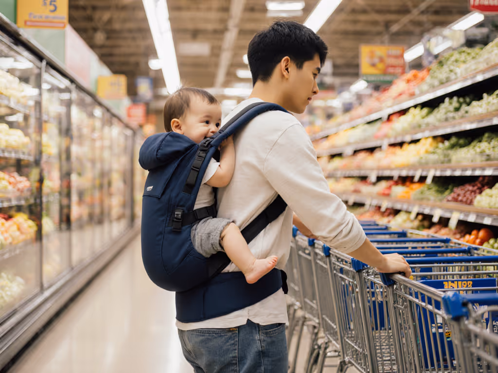 Errand-Ready Baby Carriers: Shop Cart Safe Picks